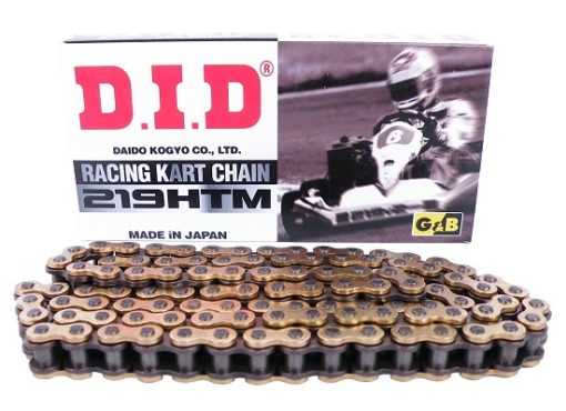 DID 428x132 Standard Drive Chain - Gold/Black - For Kawasaki Ninja 125 (2019-2021)